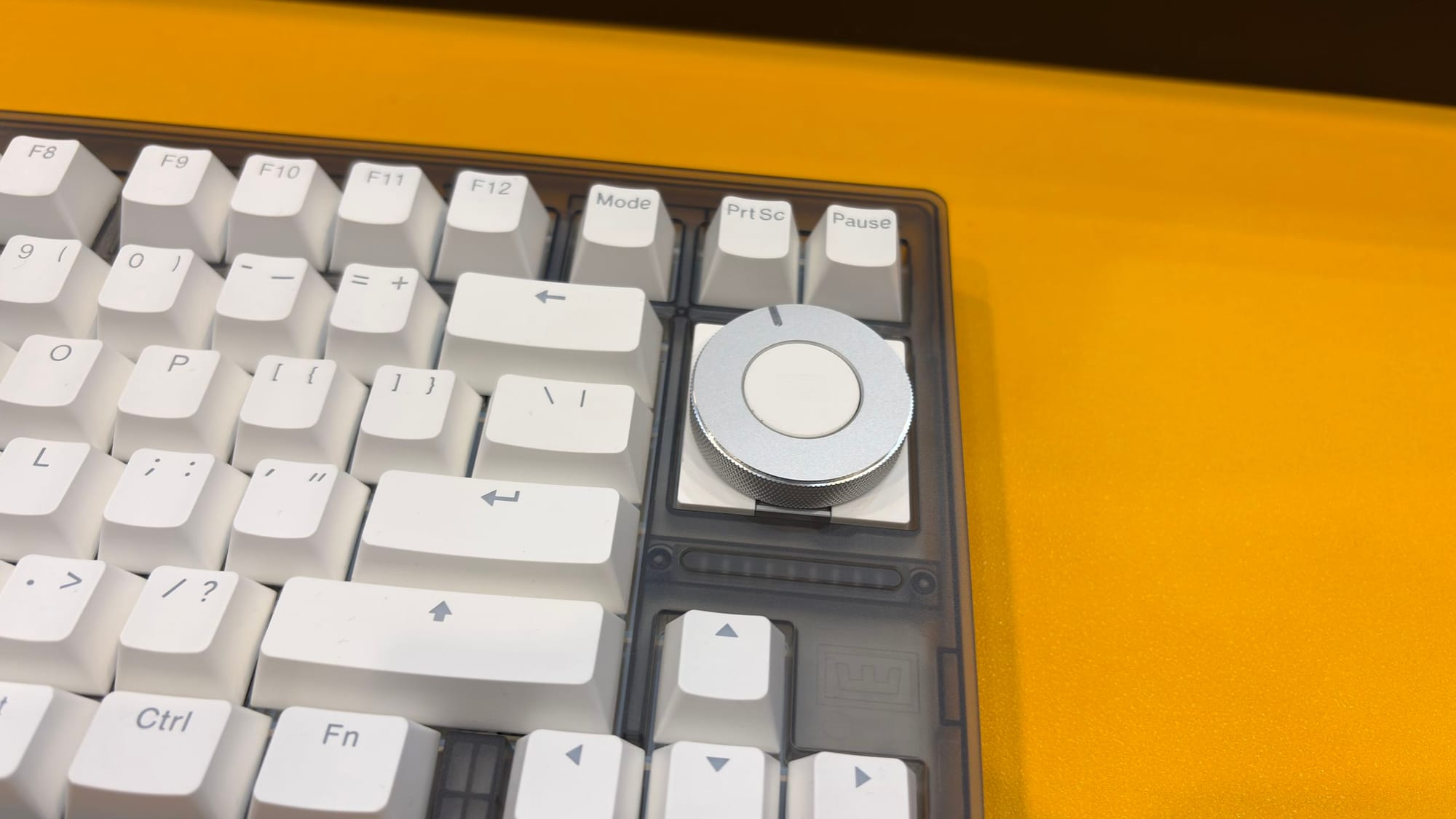 Wooting's Lekker Knob adds programmable functions to 80 HE keyboard — Pcgamer