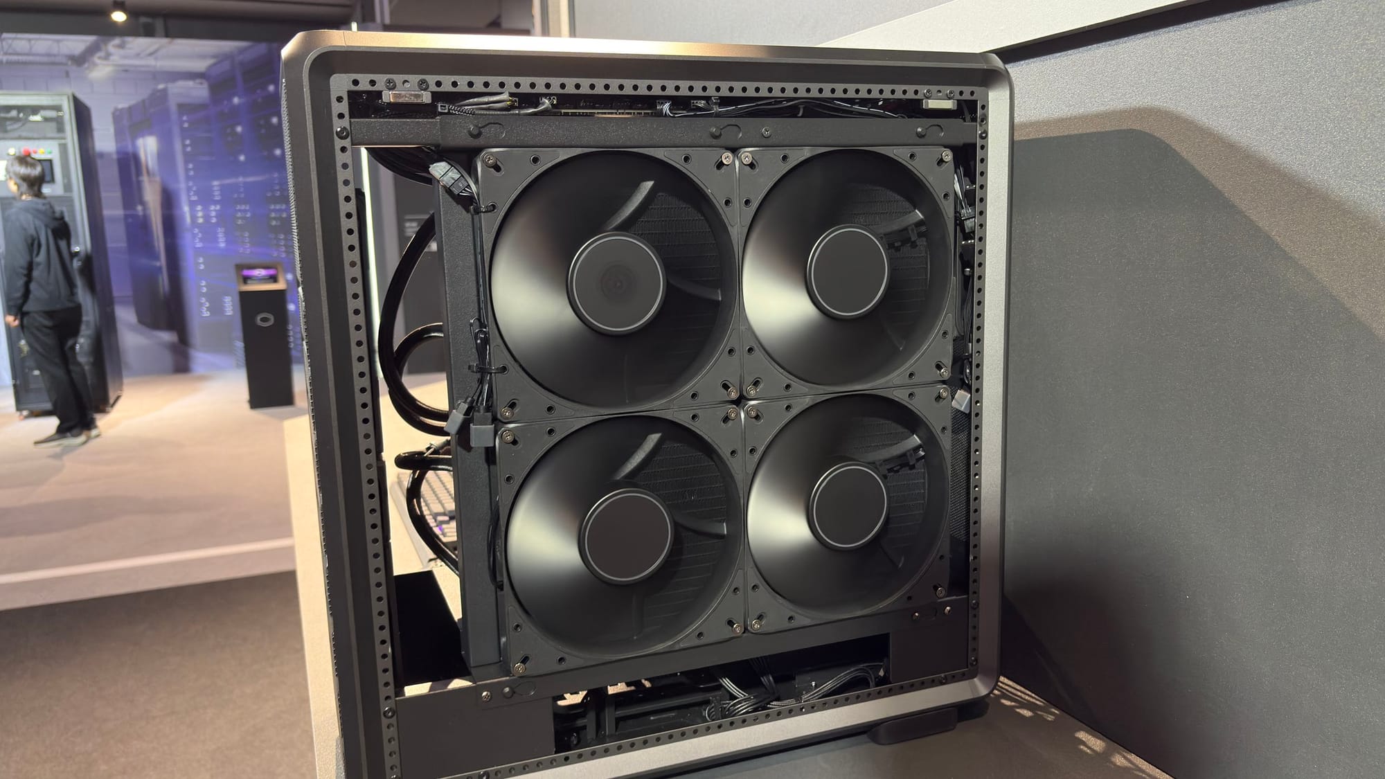 Cooler Master shows 2000 W liquid cooler prototype with four 180 mm fans — Pcgamer