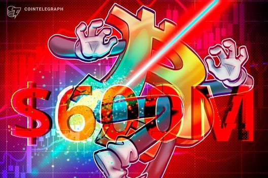 Over $600M in Bitcoin Longs Liquidated as BTC Nears $60K — Cointelegraph.com News