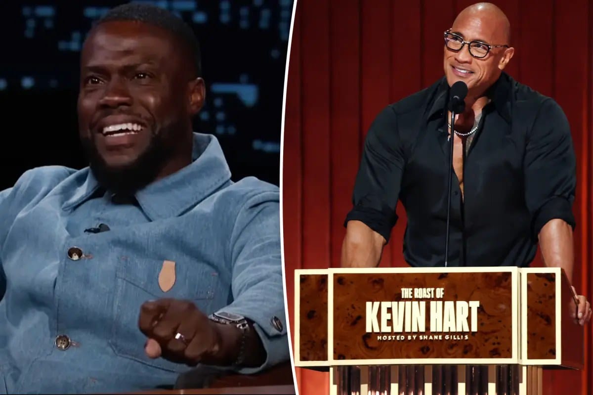 Kevin Hart says Dwayne Johnson's roast joke caught him 'off guard' — Pagesix