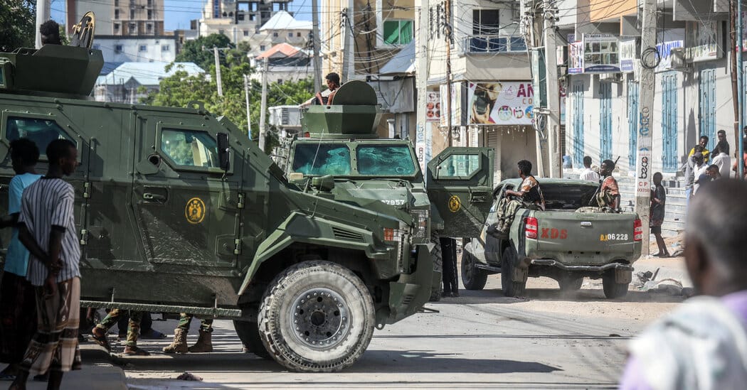 Fighting in Mogadishu Over Extension of Somalia’s Presidential Term — NYT > World News