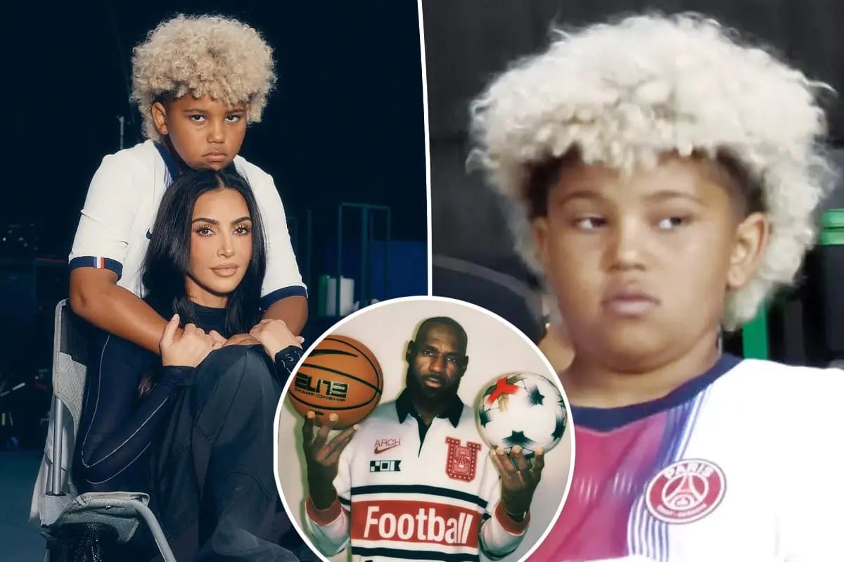 Saint West, 10, joins Nike campaign with LeBron James and Cristiano Ronaldo — Pagesix