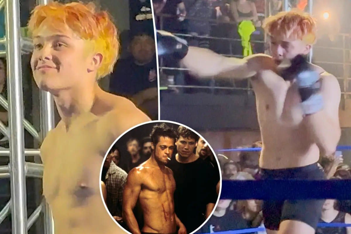 Knox Jolie-Pitt channels dad's 'Fight Club' energy in Muay Thai bout — Pagesix