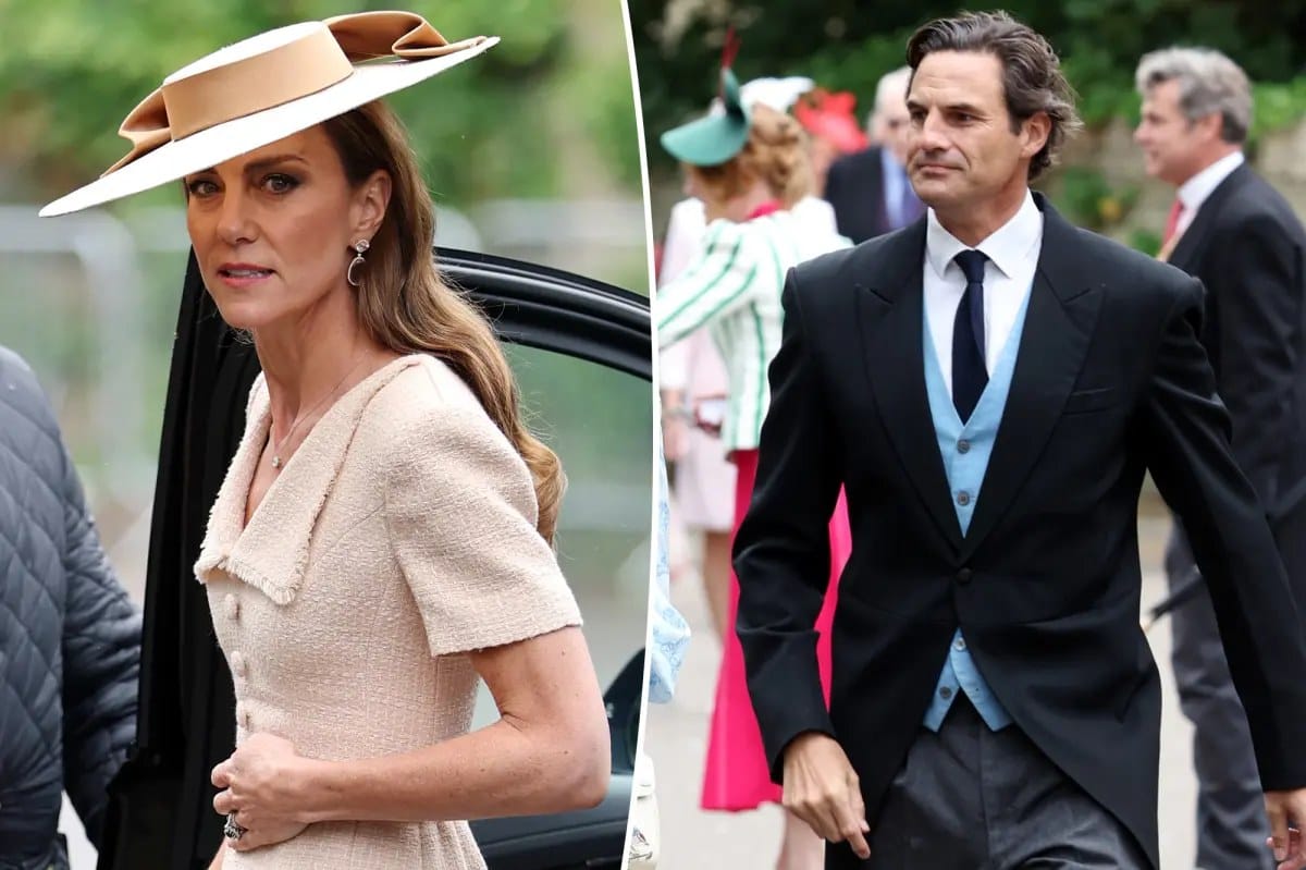 Kate Middleton crosses paths with ex at Peter Phillips' wedding — Pagesix