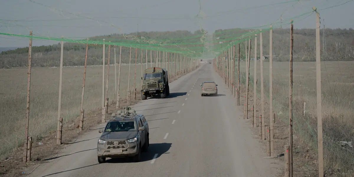 Ukraine laid anti-drone netting totaling about 510 miles this year — Businessinsider