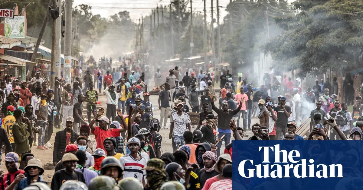 Man shot during protest over proposed US Ebola quarantine in Kenya — World news | The Guardian