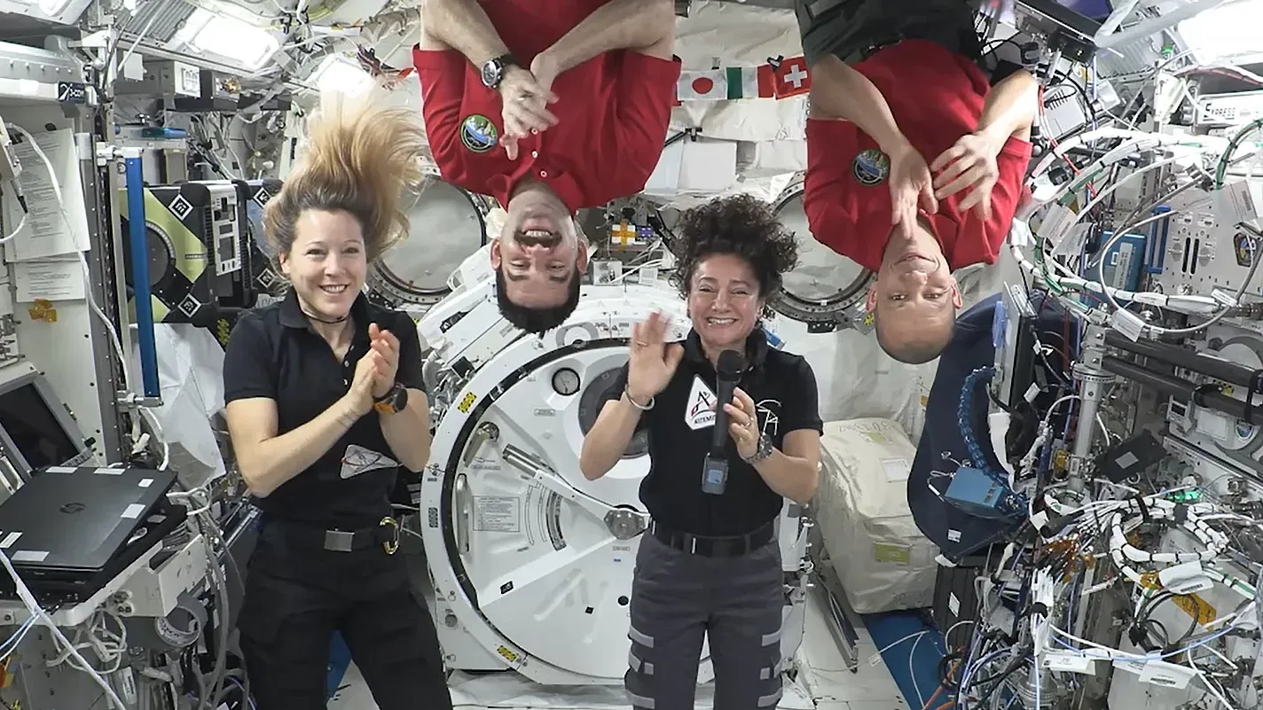 Crew Studies Microbes, Tests Tech and Congratulates Artemis III Crew — NASA Science