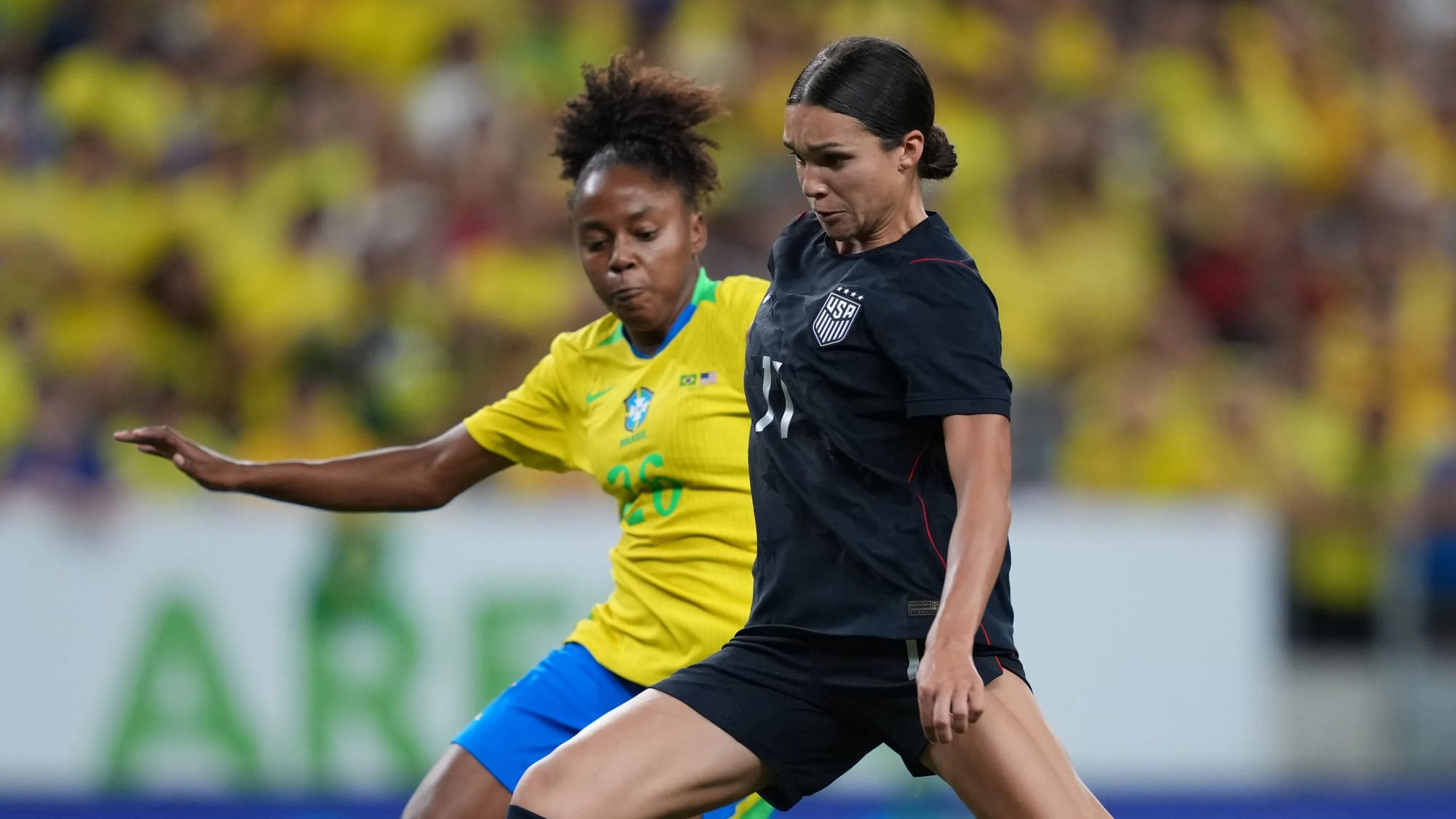 USWNT edge Brazil as Sophia Wilson's deflected goal ends winless run — Goal