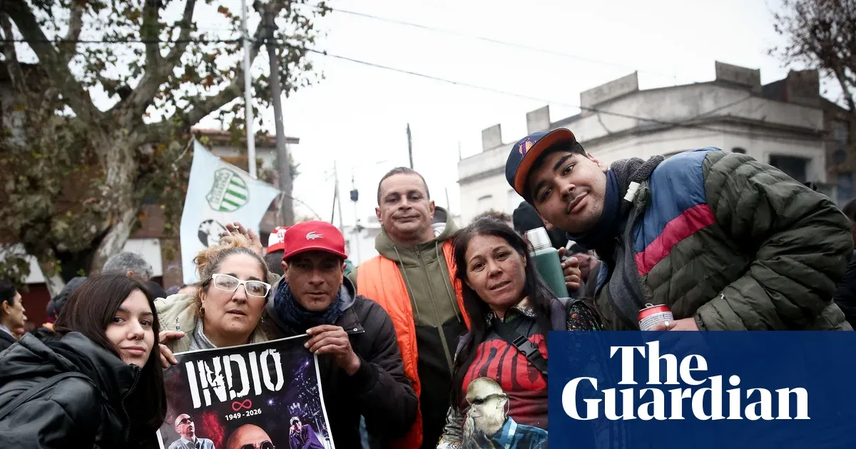 Argentinians queue for miles to mourn Carlos 'Indio' Solari — World news | The Guardian