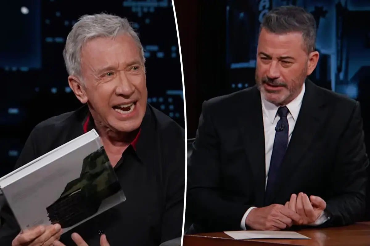 Tim Allen tells Jimmy Kimmel he 'hates' birthday gift — Pagesix