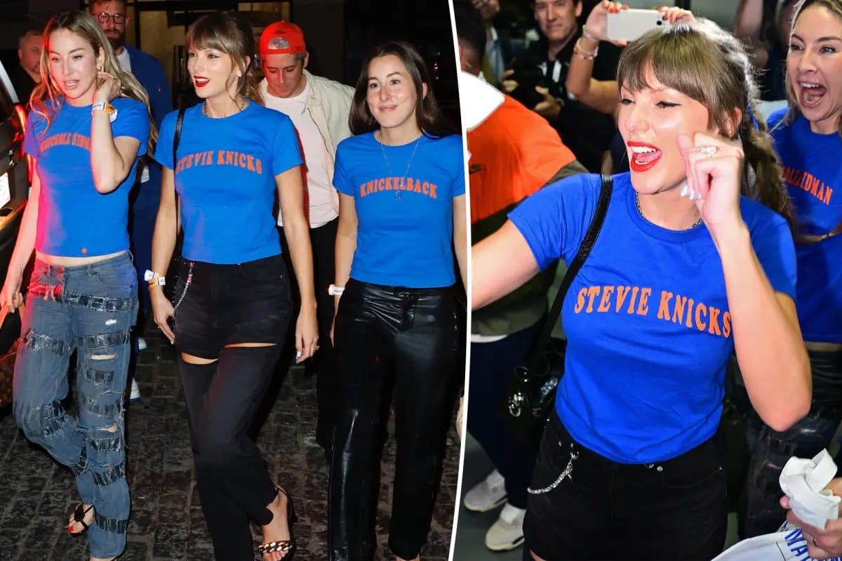 Alana Haim made Taylor Swift's 'Stevie Knicks' shirt with a Cricut — Pagesix