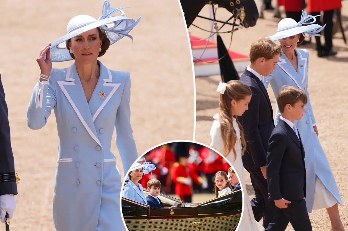 Kate Middleton goes head-to-toe in powder blue at Trooping the Colour 2026 — Pagesix