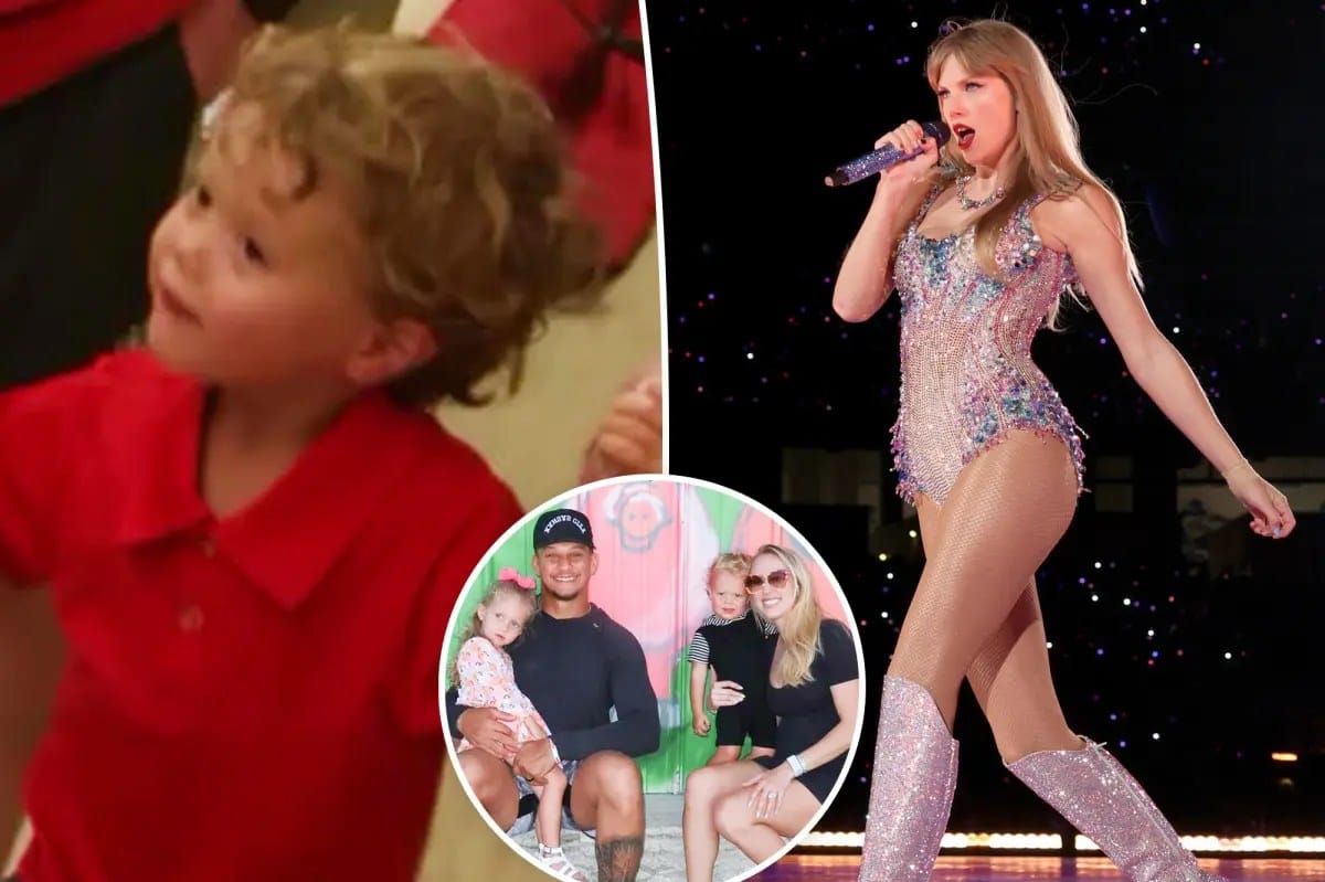 Bronze Mahomes recognizes Taylor Swift at Arrowhead Stadium — Pagesix