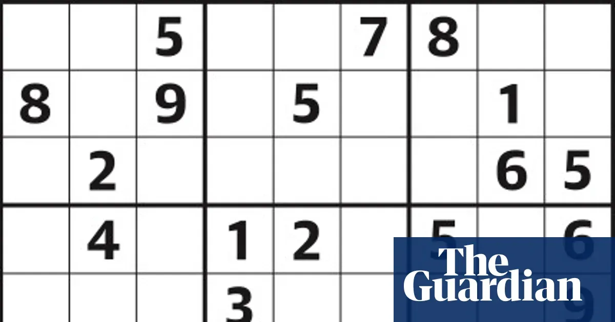 Sudoku 7,348 easy — Lifestyle | The Guardian