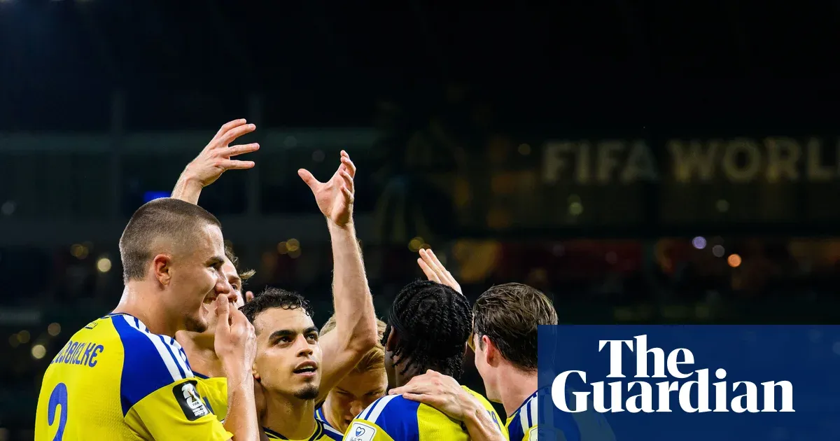 Yasin Ayari scores twice as Sweden rout Tunisia — Football | The Guardian
