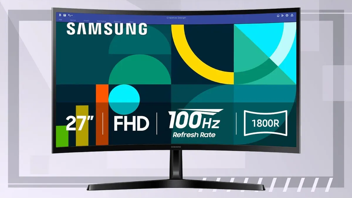 Curved Samsung 27-inch Essential S3 monitor is on sale for $110 — Latest news