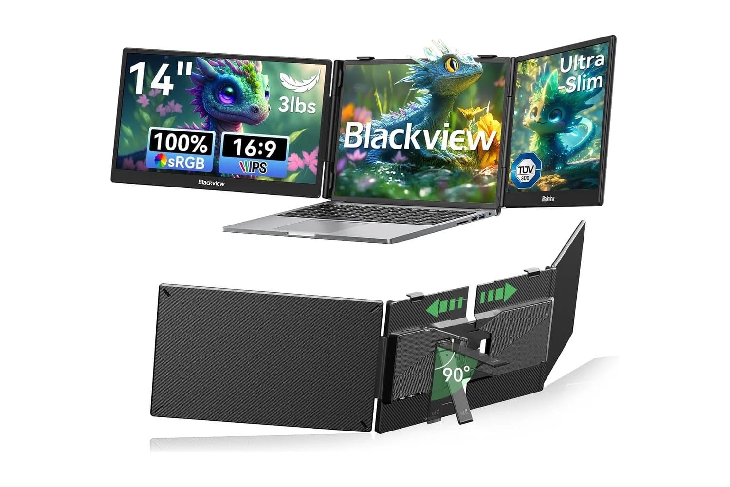 Amazon drops 14-inch triple portable monitor to nearly 50% off — Kotaku