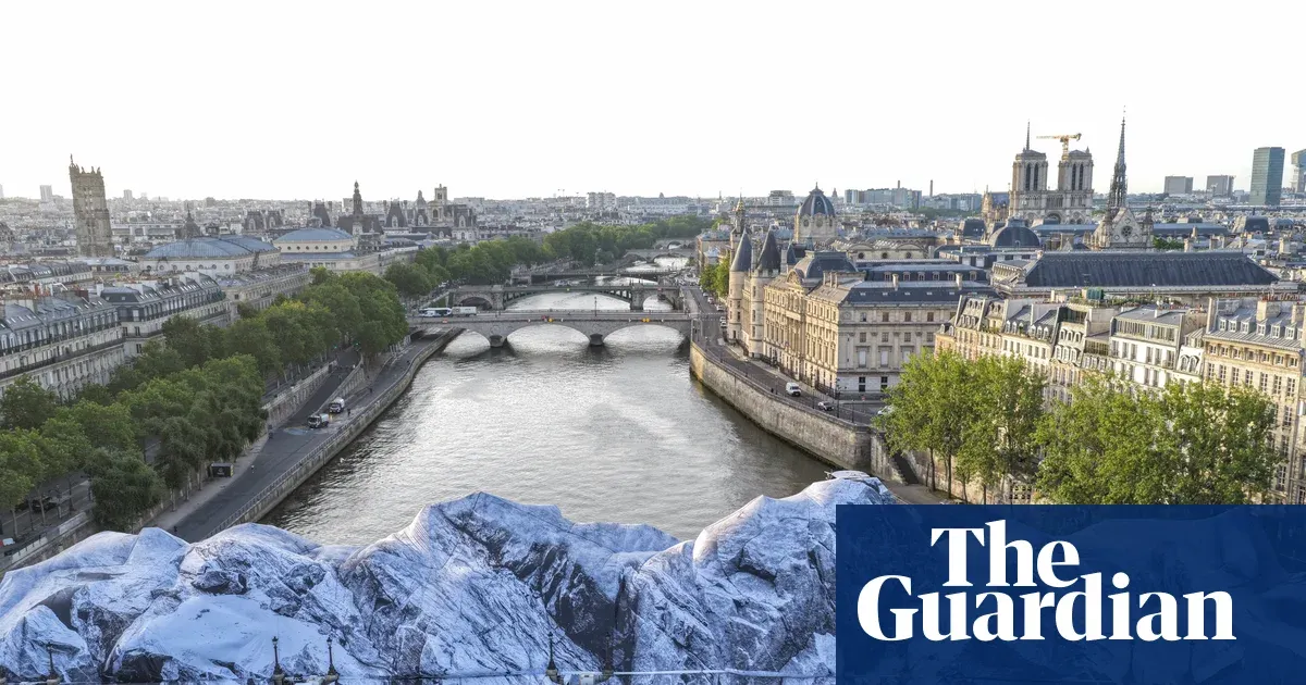 JR transforms Paris’s oldest bridge into an overground cave — Culture | The Guardian