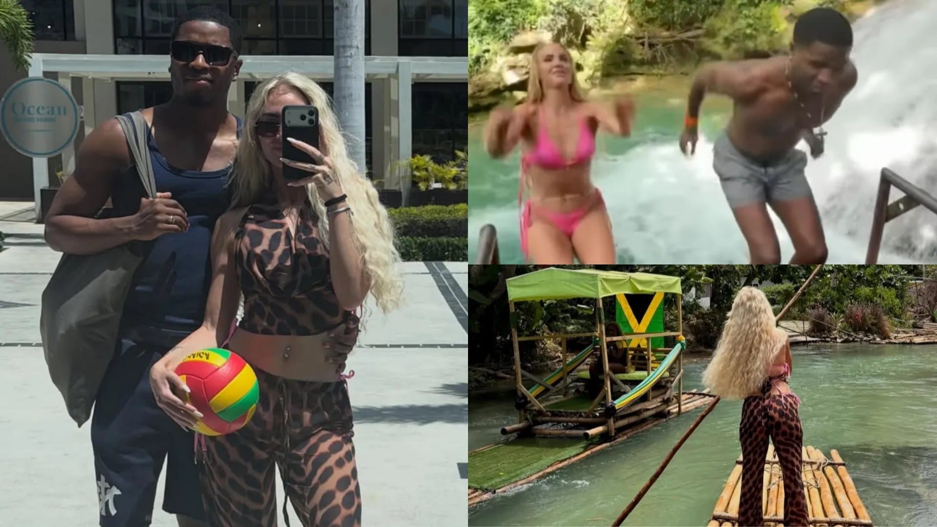 Alisha Lehmann backflips into tropical pool while holidaying in Jamaica — Goal