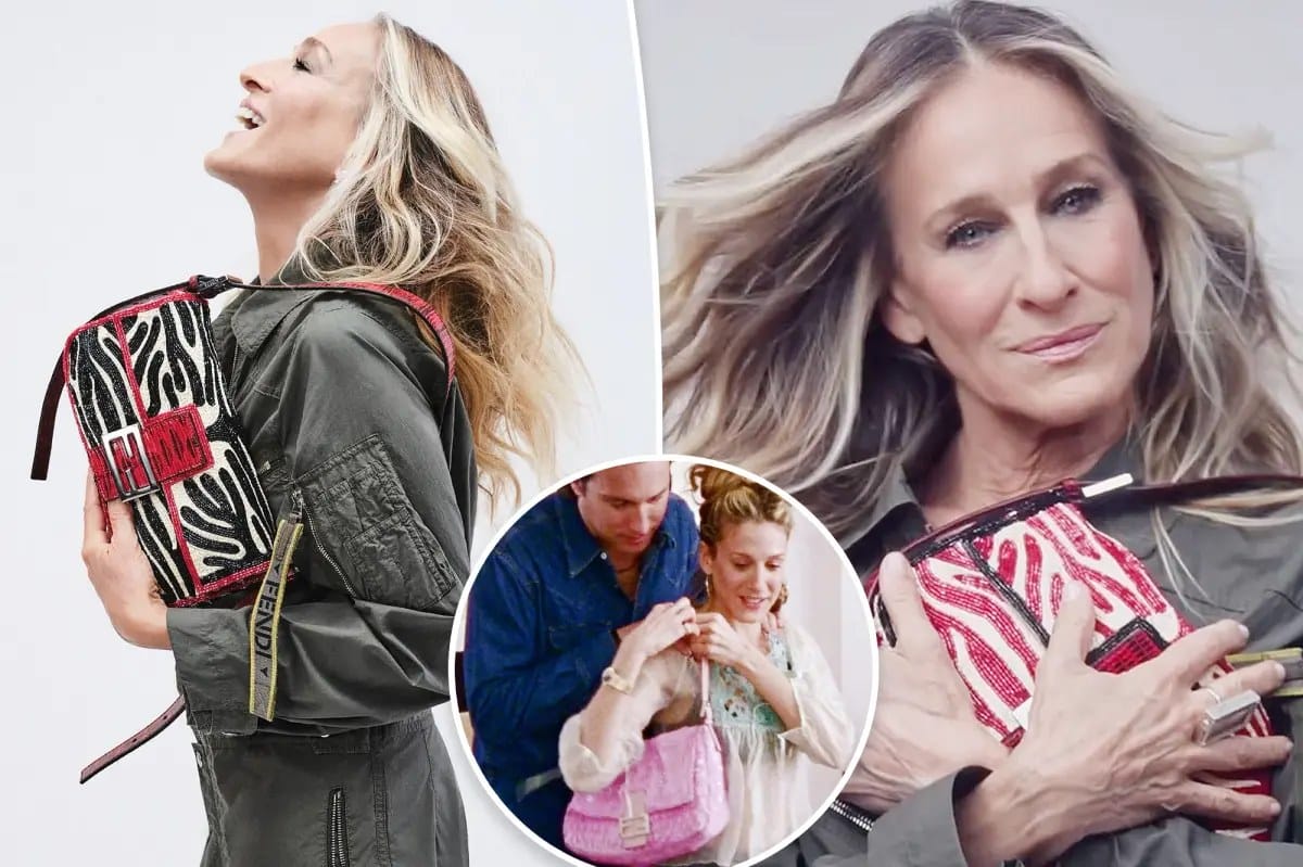 Sarah Jessica Parker is a real-life Carrie Bradshaw in Fendi handbag campaign — Pagesix