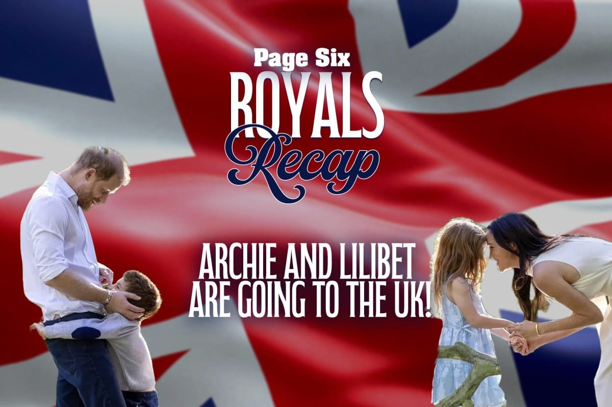 Meghan and Harry to bring Archie and Lilibet to the UK after four years — Pagesix