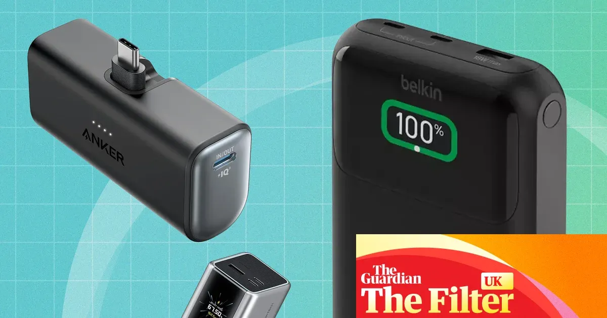 Best power banks and battery packs in the UK for reliable charging, tested — Lifestyle | The Guardian