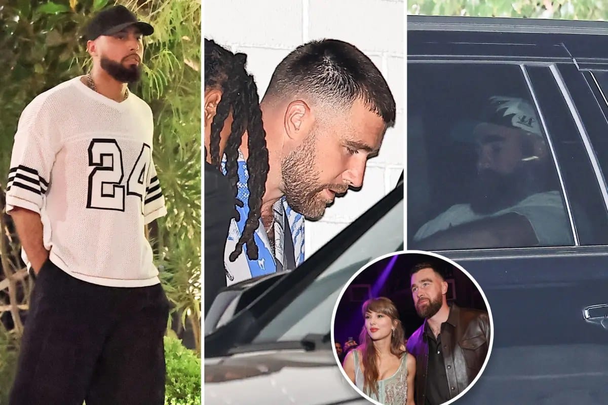 Travis Kelce has boys' night in Los Angeles as guests gather at Rhode Island home — Pagesix