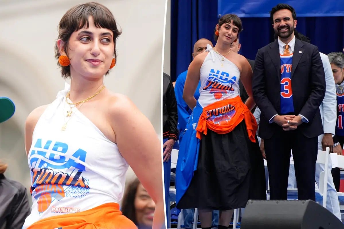 Rama Duwaji’s Knicks parade dress was made from bootleg merch — Pagesix
