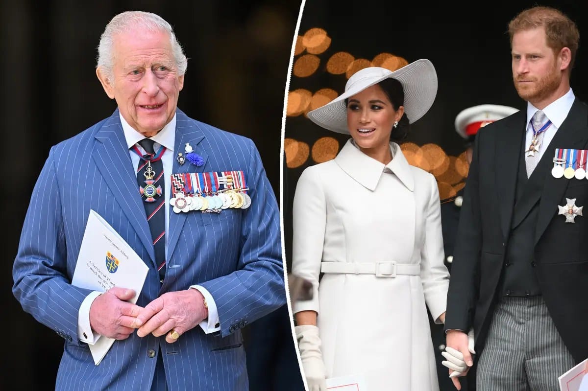 King Charles offers Harry and Meghan an olive branch before UK visit — Pagesix