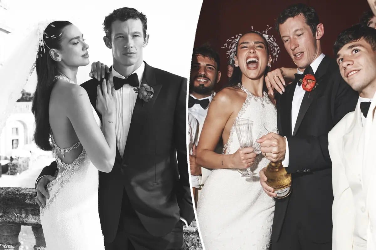 Dua Lipa and Callum Turner unveil stunning wedding photos after Sicily nuptials — Pagesix