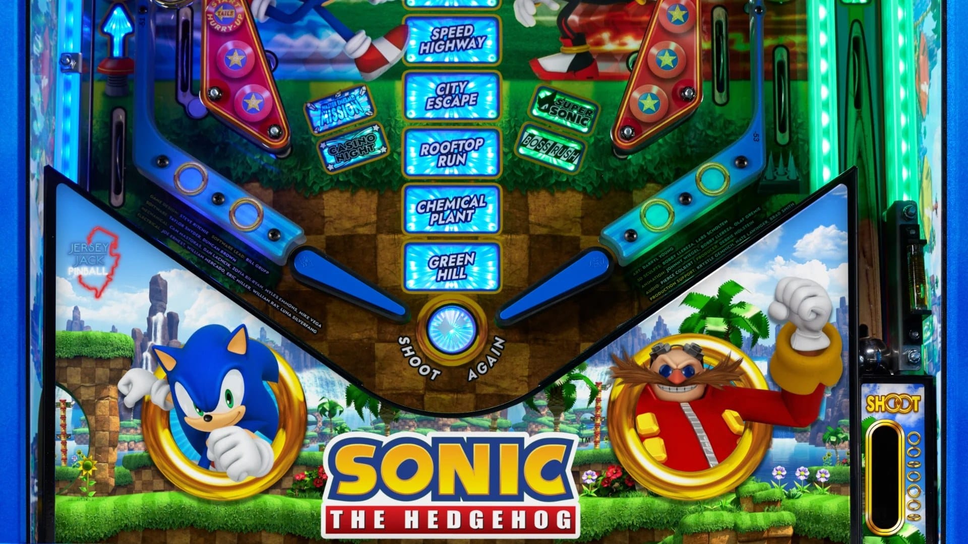 Sonic Gets a $10,000 Pinball Machine From Jersey Jack and Sega — Kotaku