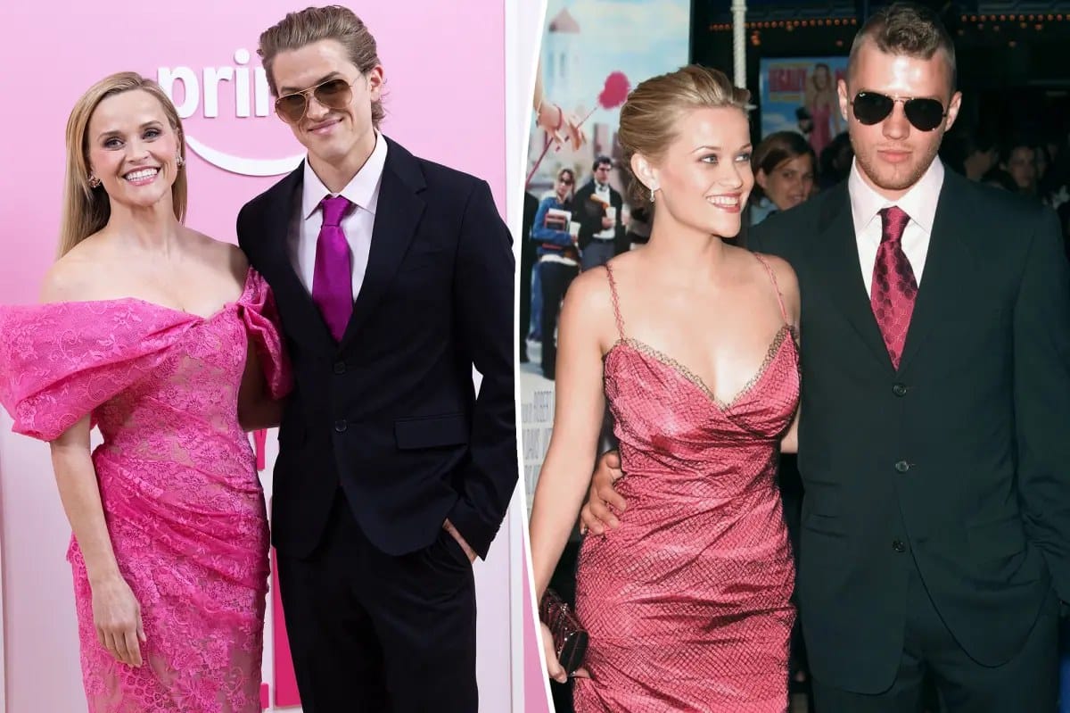 Reese Witherspoon's son Deacon, 22, channels dad Ryan Phillippe at 'Elle' premiere — Pagesix
