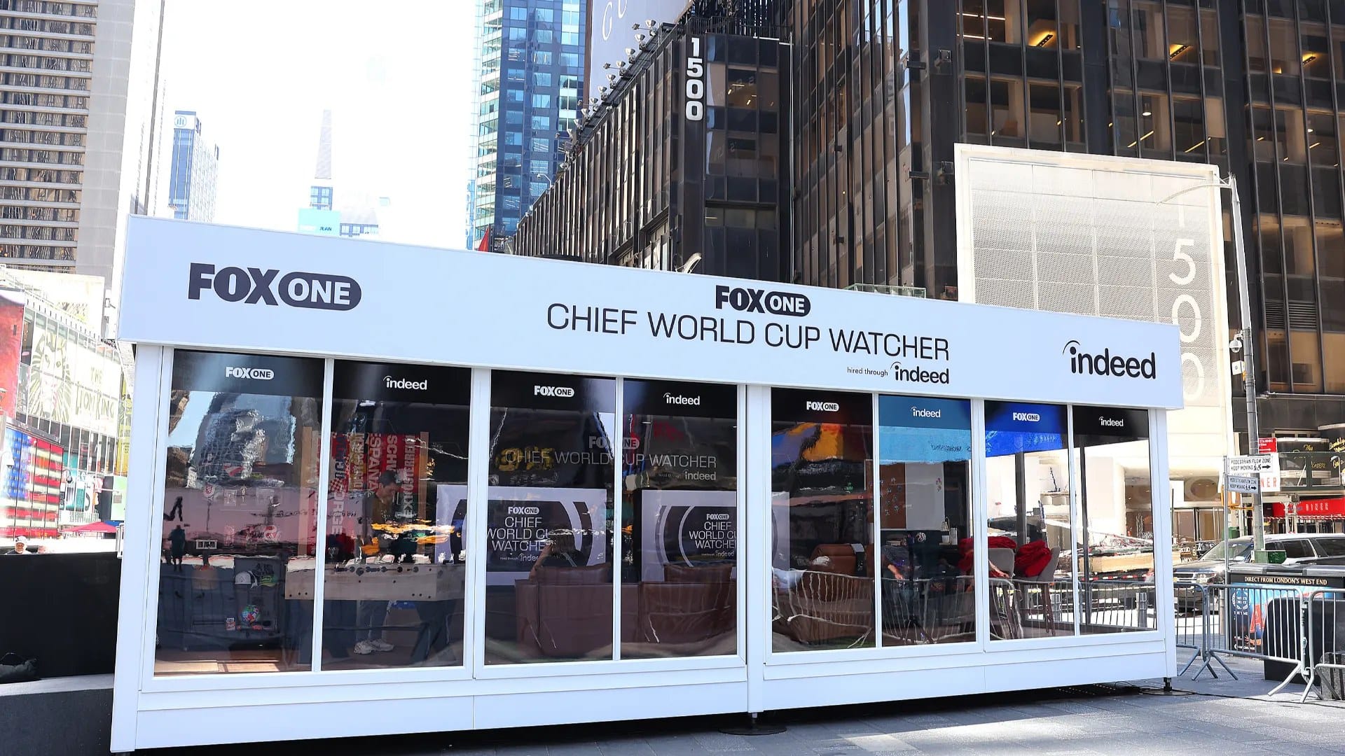 Two fans paid $50,000 to watch every World Cup match in Times Square — Goal