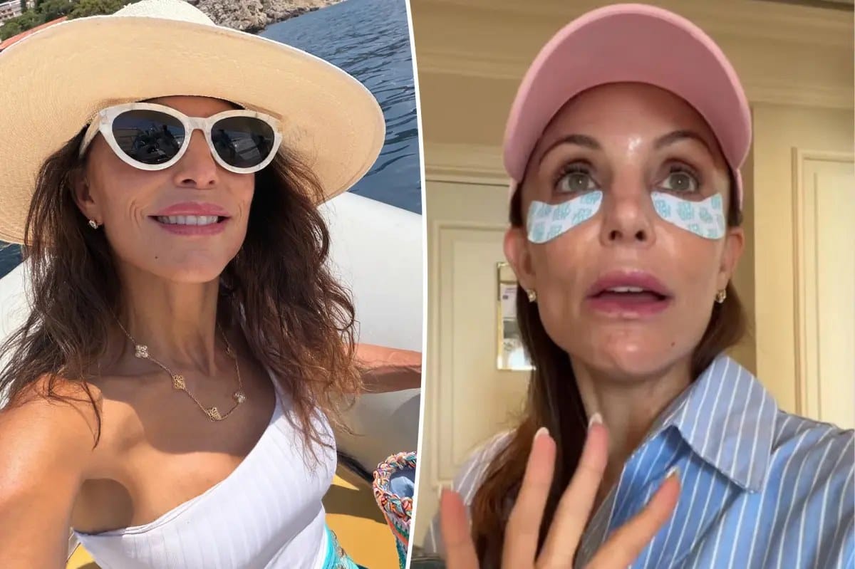 Bethenny Frankel uses Talika eye patches at Cannes Lions — on Prime Day — Pagesix