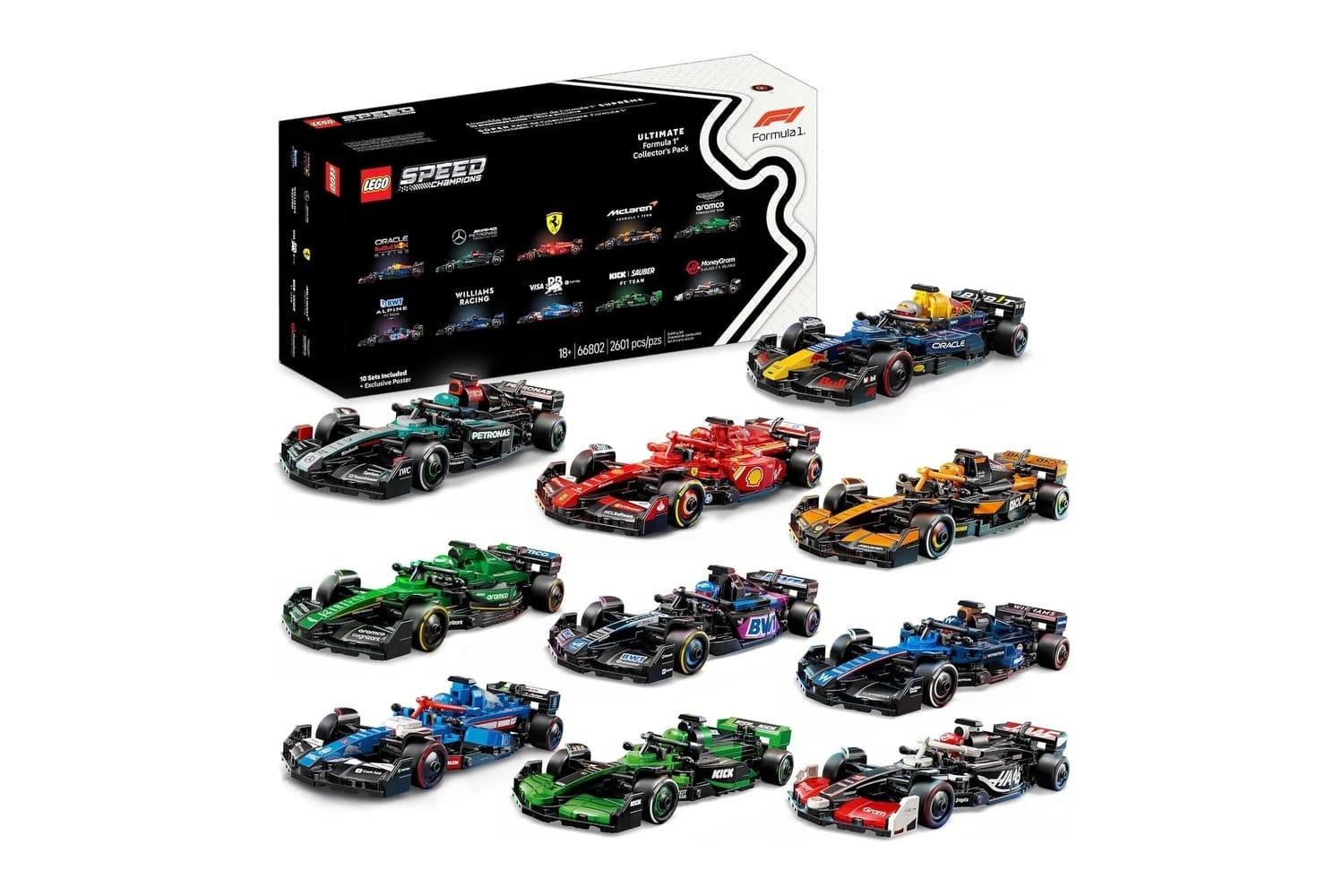 Amazon Drops LEGO Speed Champions F1 10-Pack to $189 — Kotaku