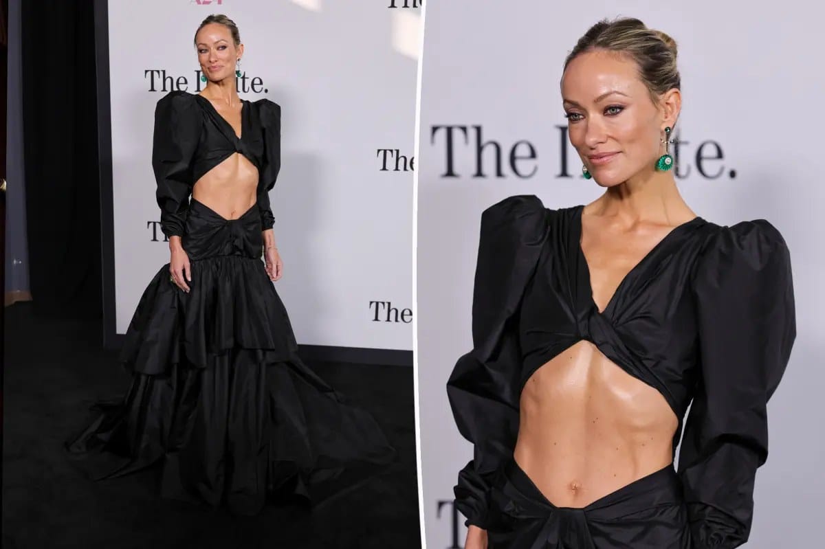 Olivia Wilde bares abs in Saint Laurent at 'The Invite' premiere — Pagesix
