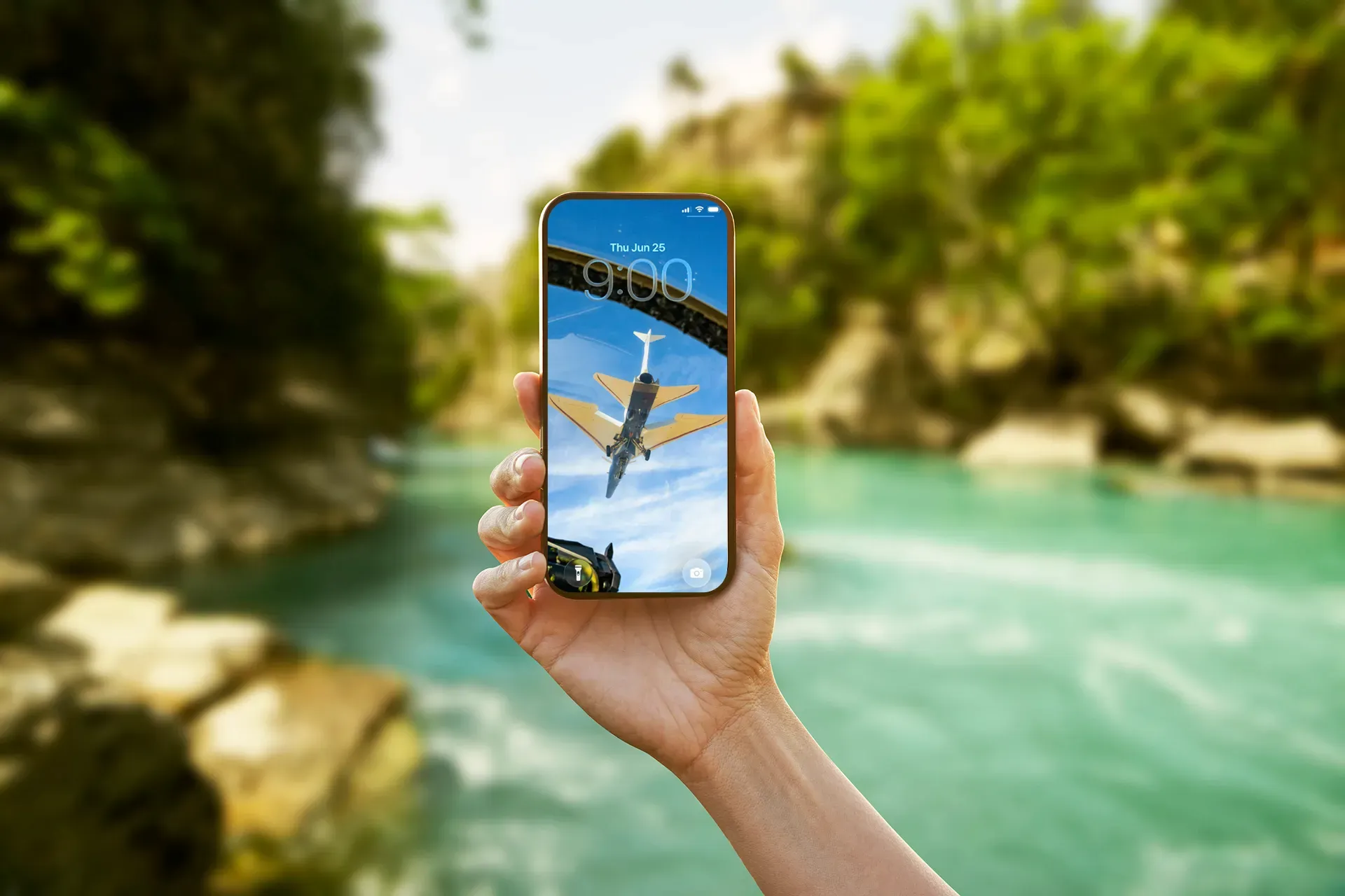 Customize Your Devices with New X-59 Digital Backgrounds — NASA Science