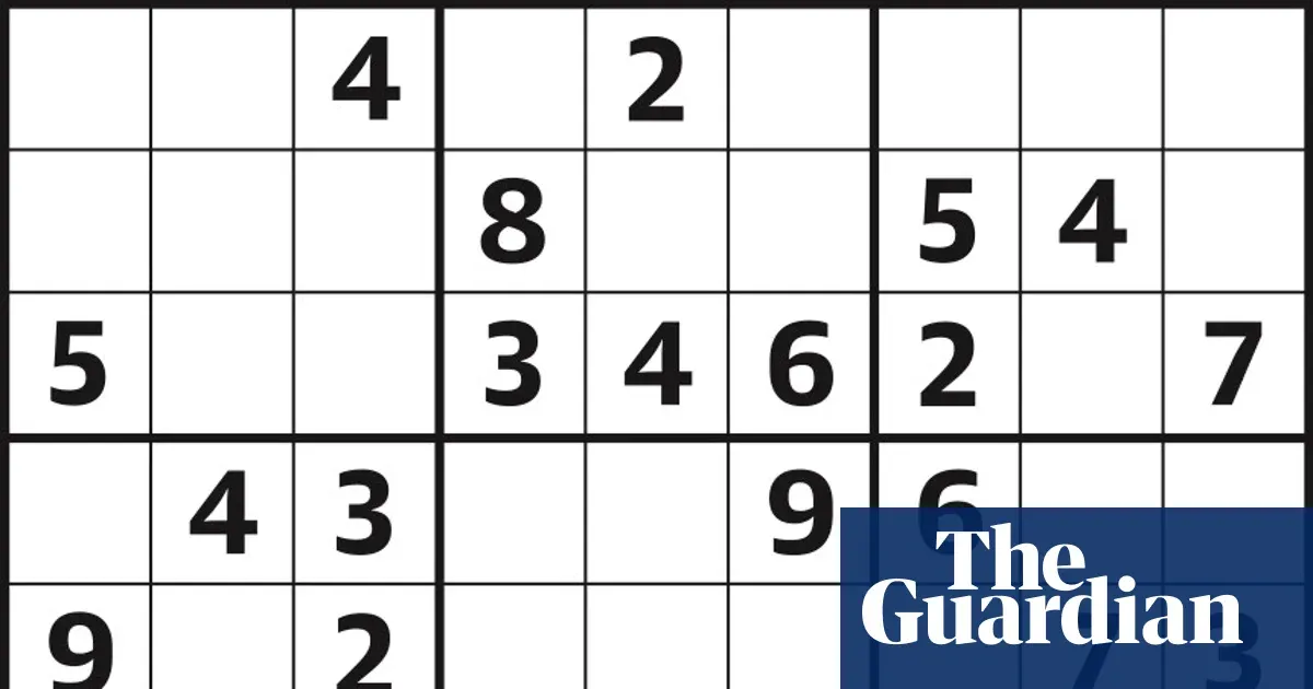 Sudoku 7,363 expert — Lifestyle | The Guardian