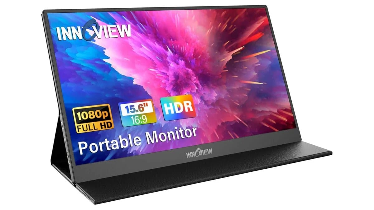 15.6-Inch FHD InnoView Portable Monitor 50% Off, Built-in Speaker — Kotaku