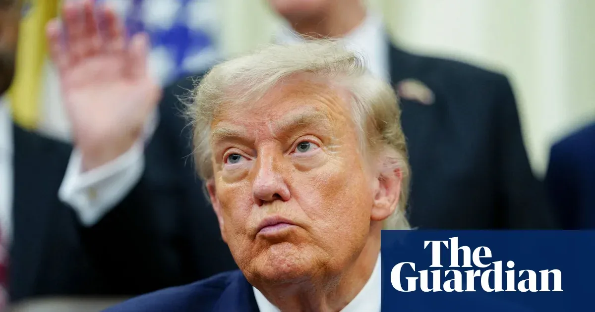 Trump threatens 100% tariff on European countries imposing digital tax — World news | The Guardian