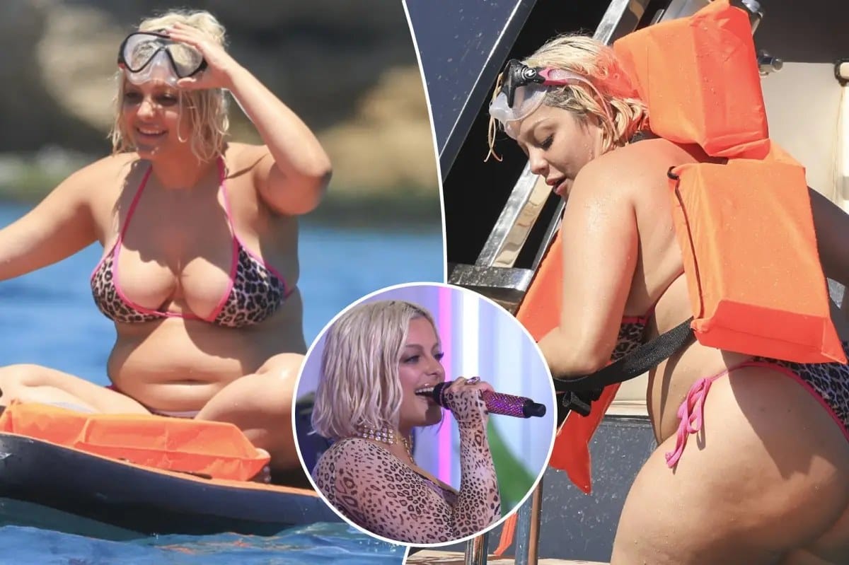Bikini-clad Bebe Rexha on yacht in Ibiza after 'Love Island' performance — Pagesix