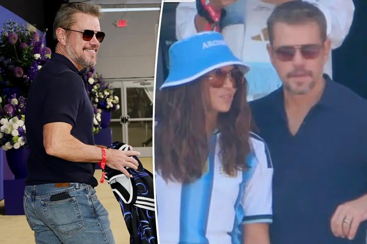 Matt Damon mistaken for Brad Pitt by World Cup Final commentator — Pagesix