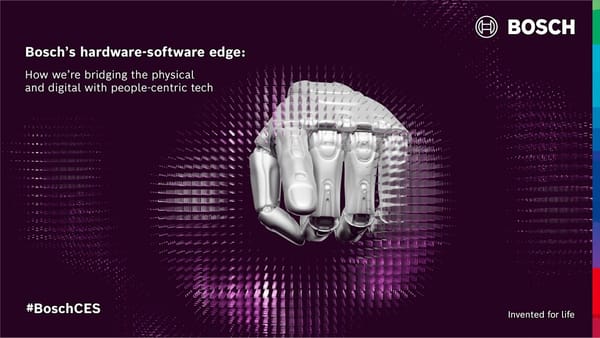 Bosch to livestream CES 2026 presentation Monday — S.yimg.com