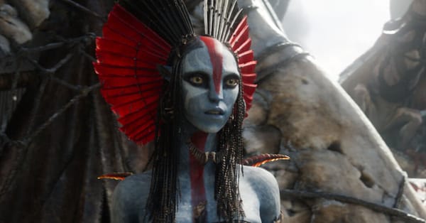 Varang doses Quaritch with psychedelic serum in scene from Avatar: Fire and Ash — Static01.nyt.com