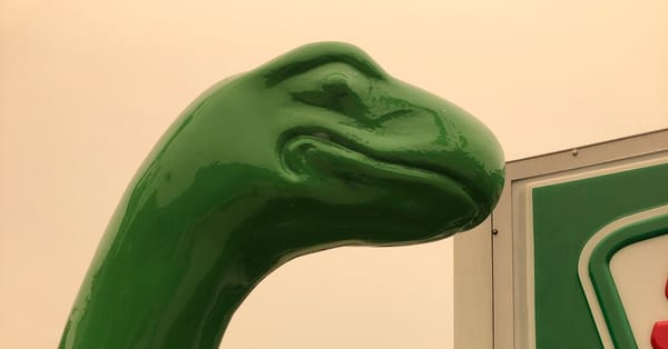 Stolen fiberglass dinosaur Clair returned to Brentwood gas station — Static01.nyt.com