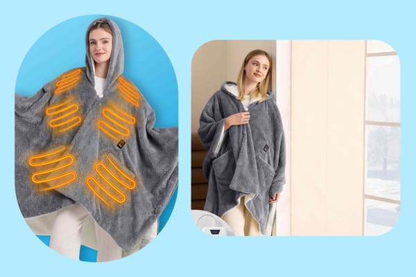 Bedsure wearable heated blanket, an Amazon best-seller, is $50 off — People.com