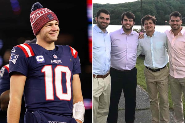 Drake Maye's three brothers forged their own collegiate sports careers — People.com