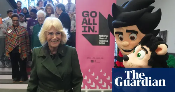 Queen Camilla urges children to embrace comics and audiobooks in Beano appearance — I.guim.co.uk