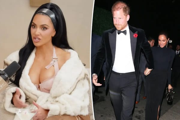 Kim Kardashian says Harry and Meghan photos were removed to respect Remembrance Day — Pagesix.com