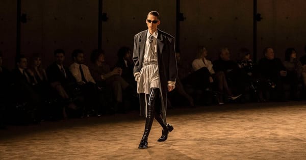 Saint Laurent debuts thigh-high patent boots at Bourse de Commerce — Static01.nyt.com